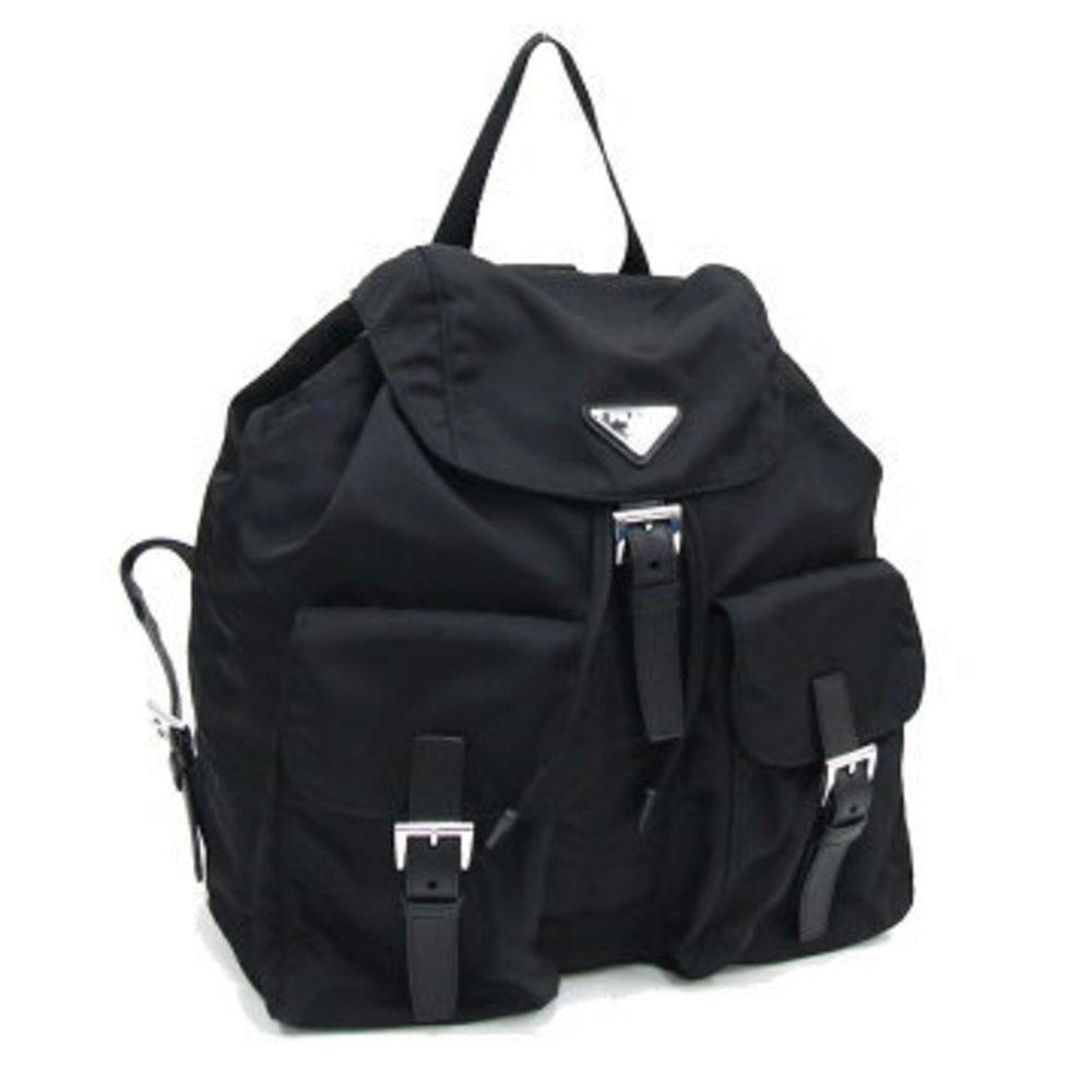 Prada Re Nylon Backpack Black Triangle - image 1